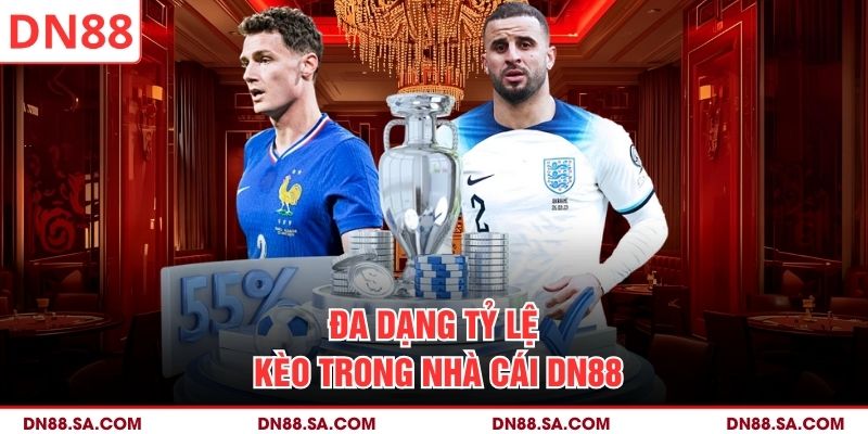 Đa dạng tỷ lệ kèo trong nhà cái DN88